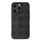 Weave Plaid PU Phone Case, For iPhone 14 Plus, For iPhone 14 Pro Max, For iPhone 14 Pro, For iPhone 14