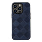 Weave Plaid PU Phone Case, For iPhone 14 Plus, For iPhone 14 Pro Max, For iPhone 14 Pro, For iPhone 14