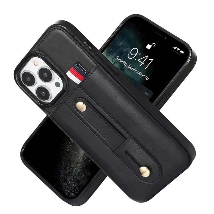 Wristband Kickstand Wallet Leather Phone Case, For iPhone 11 Pro Max, For iPhone X / XS, For iPhone XR, For iPhone XS Max, For iPhone SE 2022 / 2020 / 8 / 7, For iPhone 7 Plus / 8 Plus