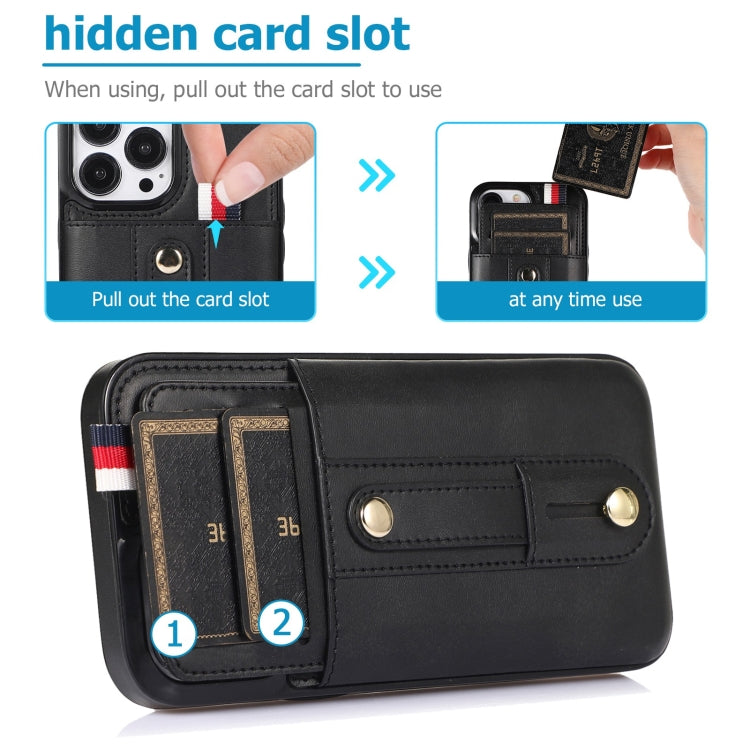 Wristband Kickstand Wallet Leather Phone Case, For iPhone 11 Pro Max, For iPhone X / XS, For iPhone XR, For iPhone XS Max, For iPhone SE 2022 / 2020 / 8 / 7, For iPhone 7 Plus / 8 Plus