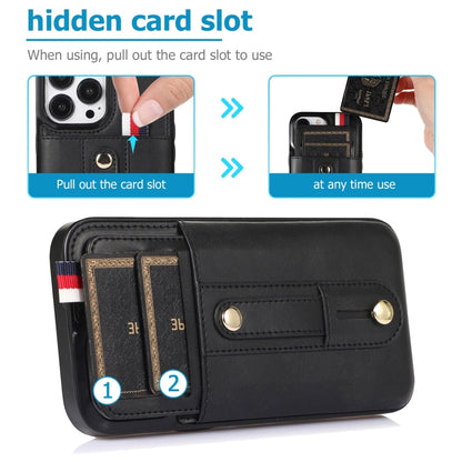 Wristband Kickstand Wallet Leather Phone Case, For iPhone 11 Pro Max, For iPhone X / XS, For iPhone XR, For iPhone XS Max, For iPhone SE 2022 / 2020 / 8 / 7, For iPhone 7 Plus / 8 Plus