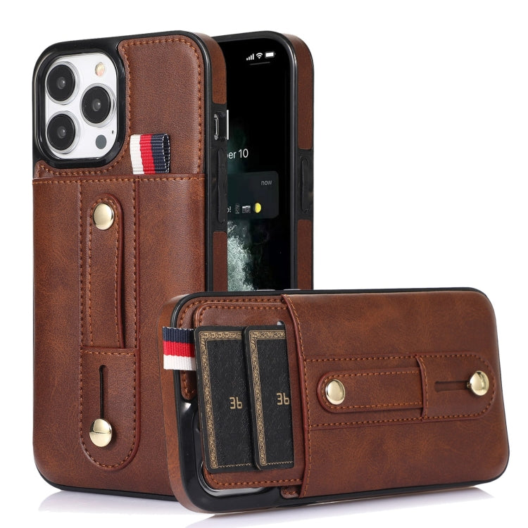 Wristband Kickstand Wallet Leather Phone Case, For iPhone 11 Pro Max, For iPhone X / XS, For iPhone XR, For iPhone XS Max, For iPhone SE 2022 / 2020 / 8 / 7, For iPhone 7 Plus / 8 Plus