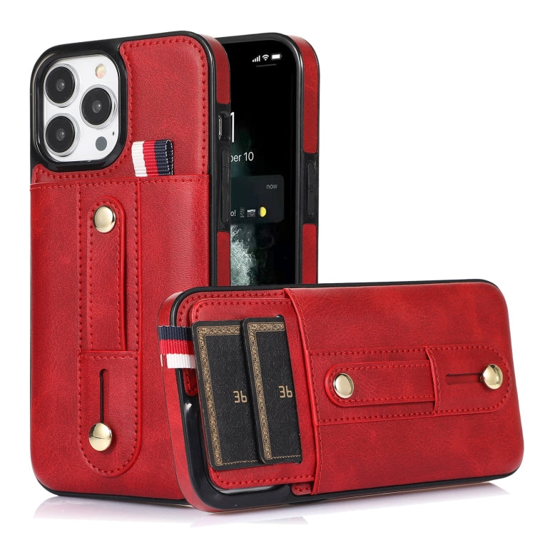 Wristband Kickstand Wallet Leather Phone Case, For iPhone 11 Pro Max, For iPhone X / XS, For iPhone XR, For iPhone XS Max, For iPhone SE 2022 / 2020 / 8 / 7, For iPhone 7 Plus / 8 Plus