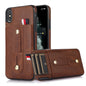 Wristband Kickstand Wallet Leather Phone Case, For iPhone 11 Pro Max, For iPhone X / XS, For iPhone XR, For iPhone XS Max, For iPhone SE 2022 / 2020 / 8 / 7, For iPhone 7 Plus / 8 Plus