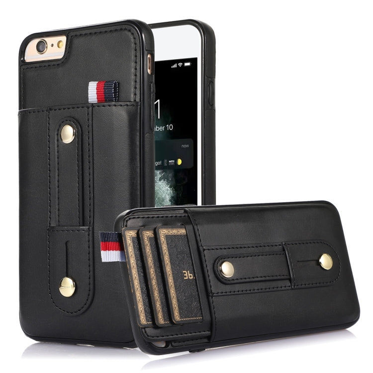 Wristband Kickstand Wallet Leather Phone Case, For iPhone 11 Pro Max, For iPhone X / XS, For iPhone XR, For iPhone XS Max, For iPhone SE 2022 / 2020 / 8 / 7, For iPhone 7 Plus / 8 Plus