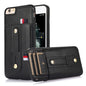 Wristband Kickstand Wallet Leather Phone Case, For iPhone 11 Pro Max, For iPhone X / XS, For iPhone XR, For iPhone XS Max, For iPhone SE 2022 / 2020 / 8 / 7, For iPhone 7 Plus / 8 Plus