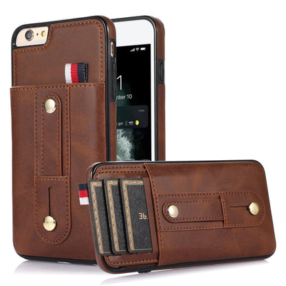 Wristband Kickstand Wallet Leather Phone Case, For iPhone 11 Pro Max, For iPhone X / XS, For iPhone XR, For iPhone XS Max, For iPhone SE 2022 / 2020 / 8 / 7, For iPhone 7 Plus / 8 Plus