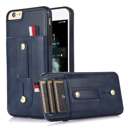 Wristband Kickstand Wallet Leather Phone Case, For iPhone 11 Pro Max, For iPhone X / XS, For iPhone XR, For iPhone XS Max, For iPhone SE 2022 / 2020 / 8 / 7, For iPhone 7 Plus / 8 Plus