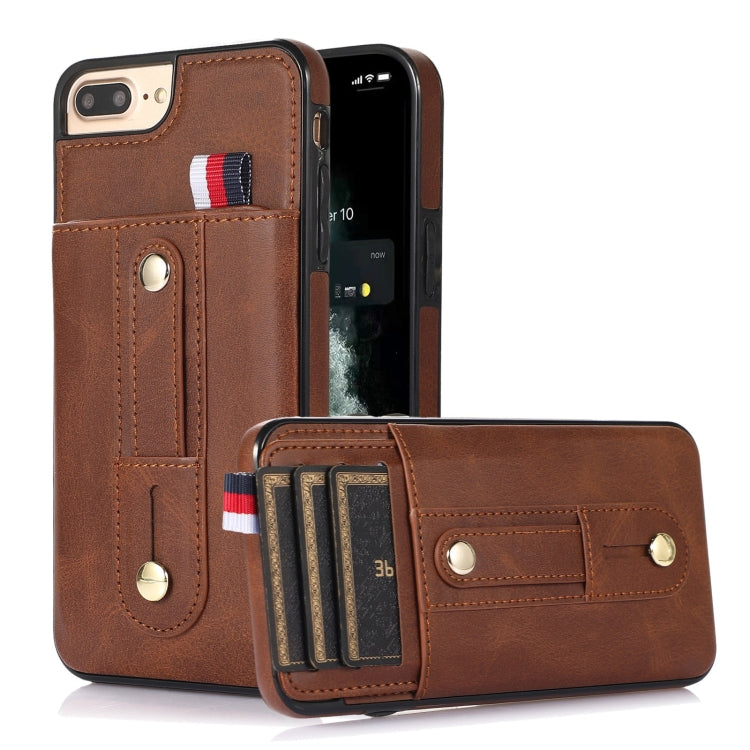 Wristband Kickstand Wallet Leather Phone Case, For iPhone 11 Pro Max, For iPhone X / XS, For iPhone XR, For iPhone XS Max, For iPhone SE 2022 / 2020 / 8 / 7, For iPhone 7 Plus / 8 Plus