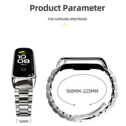 MIJOBS Three-bead Metal Stainless Steel Watch Band