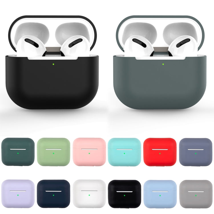 Wireless Earphone Silicone Protective Case, Red, Grey, Matcha Green, Sky Blue, Midnight Blue, Dark Green, Lavender Grey, White, Mint Green, Light Purple, Pink, Black