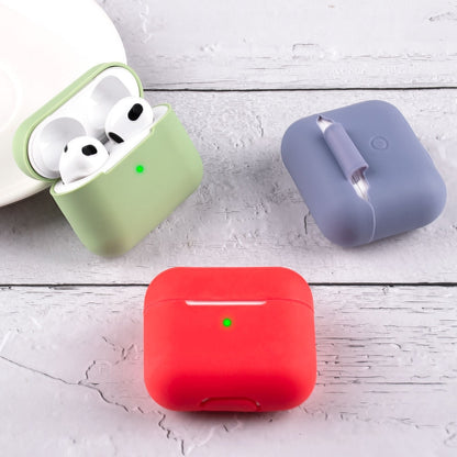 Wireless Earphone Silicone Protective Case, Red, Grey, Matcha Green, Sky Blue, Midnight Blue, Dark Green, Lavender Grey, White, Mint Green, Light Purple, Pink, Black
