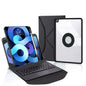 Z11B-A Pen Slot Touchpad Bluetooth Keyboard Leather Tablet Case, For iPad Pro 11 2021/2020/2018, For iPad Air 11 2025 / 2024 / Air 5 / Air 4, For iPad 10.2 2021/2020/2019