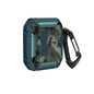 Two-Tone Printed Earphone Case with Switch Lock & Carabiner, For AirPods 1/2, For AirPods Pro, For AirPods 3