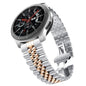 For Samsung Galaxy Watch 5 40mm / 44mm Five-bead Stainless Steel Watch Band