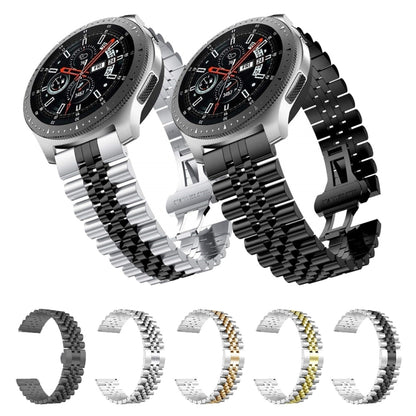 For Samsung Galaxy Watch 5 40mm / 44mm Five-bead Stainless Steel Watch Band