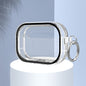 Two-color Photo Frame PC+TPU Anti-fall Wireless Earphone Case with Hook, For AirPods 3, For AirPods Pro