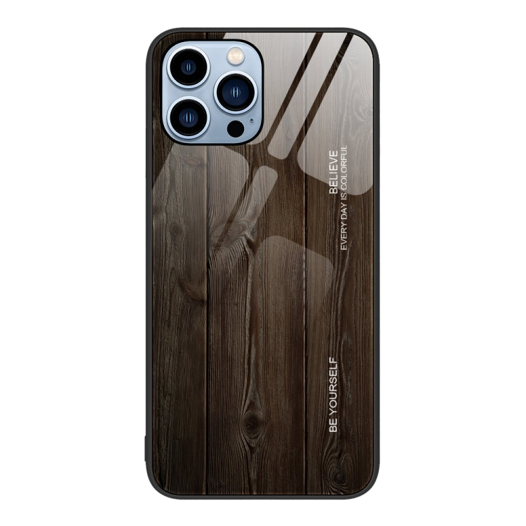 Wood Grain Glass Protective Case, For iPhone 11 Pro Max, For iPhone 13 Pro Max, For iPhone 13 Pro, For iPhone 13, For iPhone XR, For iPhone XS Max, For iPhone 11 Pro, For iPhone 14 Pro Max