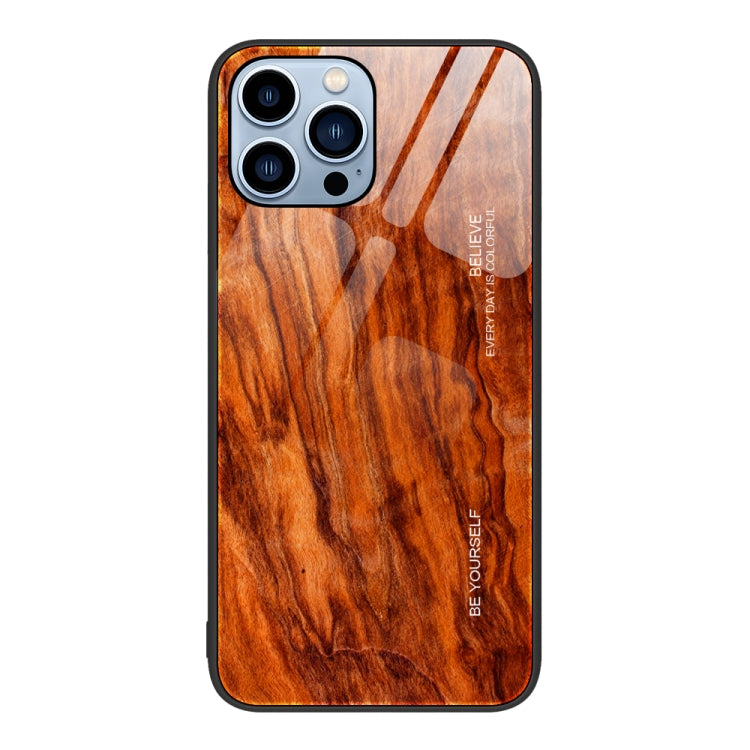 Wood Grain Glass Protective Case, For iPhone 11 Pro Max, For iPhone 13 Pro Max, For iPhone 13 Pro, For iPhone 13, For iPhone XR, For iPhone XS Max, For iPhone 11 Pro, For iPhone 14 Pro Max