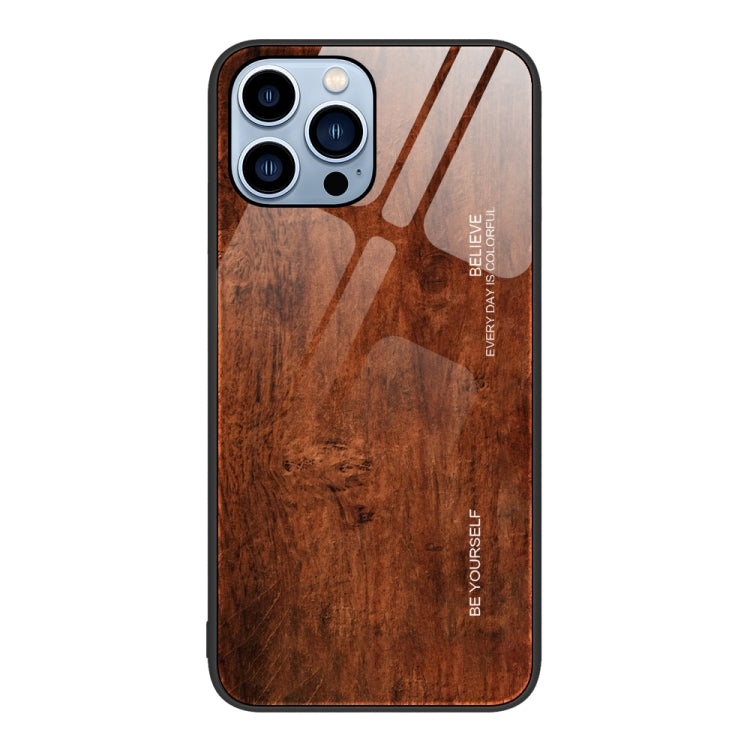 Wood Grain Glass Protective Case, For iPhone 11 Pro Max, For iPhone 13 Pro Max, For iPhone 13 Pro, For iPhone 13, For iPhone XR, For iPhone XS Max, For iPhone 11 Pro, For iPhone 14 Pro Max