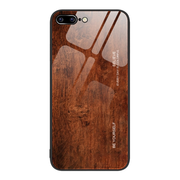 Wood Grain Glass Protective Case, For iPhone 7 Plus, For iPhone 11, For iPhone 14 Plus, For iPhone 14 Pro, For iPhone 14