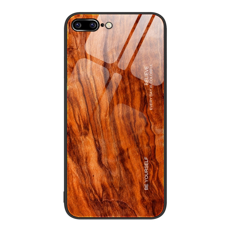 Wood Grain Glass Protective Case, For iPhone 7 Plus, For iPhone 11, For iPhone 14 Plus, For iPhone 14 Pro, For iPhone 14