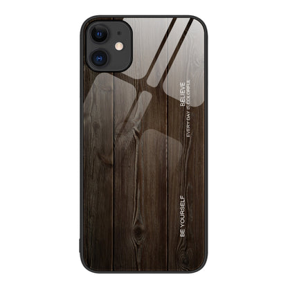 Wood Grain Glass Protective Case, For iPhone 7 Plus, For iPhone 11, For iPhone 14 Plus, For iPhone 14 Pro, For iPhone 14