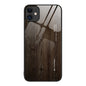 Wood Grain Glass Protective Case, For iPhone 7 Plus, For iPhone 11, For iPhone 14 Plus, For iPhone 14 Pro, For iPhone 14