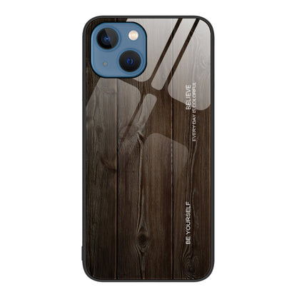 Wood Grain Glass Protective Case, For iPhone 7 Plus, For iPhone 11, For iPhone 14 Plus, For iPhone 14 Pro, For iPhone 14