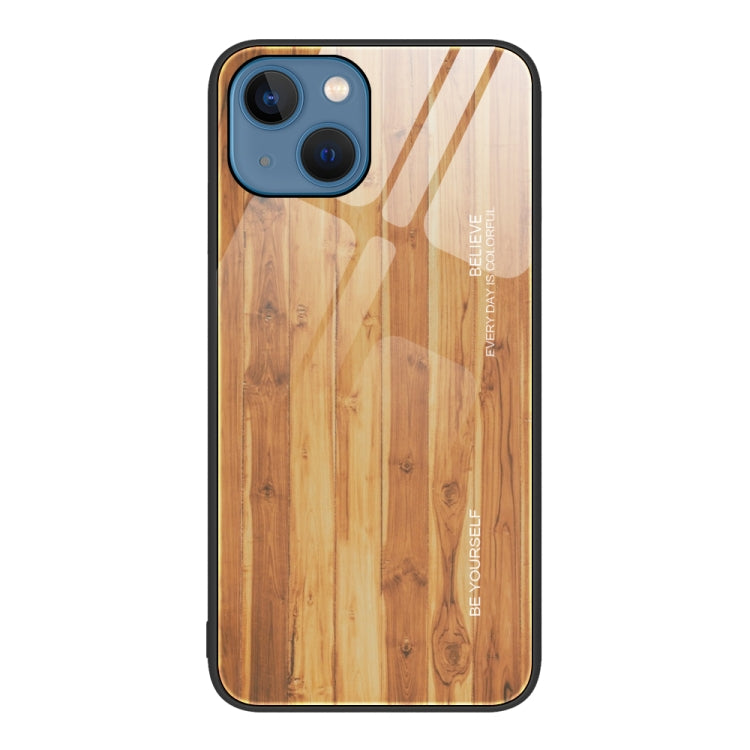 Wood Grain Glass Protective Case, For iPhone 7 Plus, For iPhone 11, For iPhone 14 Plus, For iPhone 14 Pro, For iPhone 14