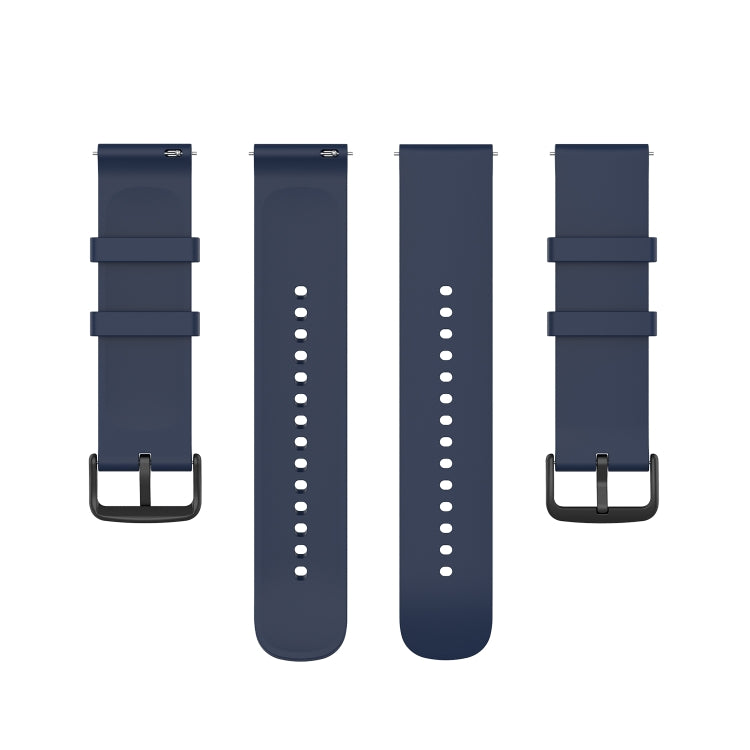 20mm Round Tail Silicone Watch Band