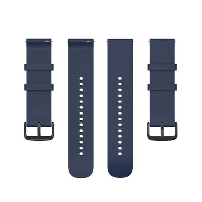 20mm Round Tail Silicone Watch Band