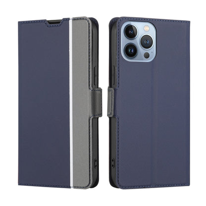 Twill Texture Side Button Leather Phone Case, For iPhone 14, For iPhone 14 Plus, For iPhone 14 Pro, For iPhone 14 Pro Max