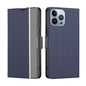 Twill Texture Side Button Leather Phone Case, For iPhone 14, For iPhone 14 Plus, For iPhone 14 Pro, For iPhone 14 Pro Max