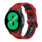 20mm Two-color Stripe Silicone Watch Band