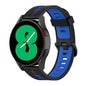 20mm Two-color Stripe Silicone Watch Band