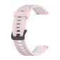 20mm Two-color Stripe Silicone Watch Band