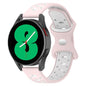 20mm Two-color Diamond Silicone Watch Band
