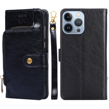 Zipper Bag Leather Phone Case, For iPhone 14, For iPhone 14 Plus, For iPhone 14 Pro, For iPhone 14 Pro Max