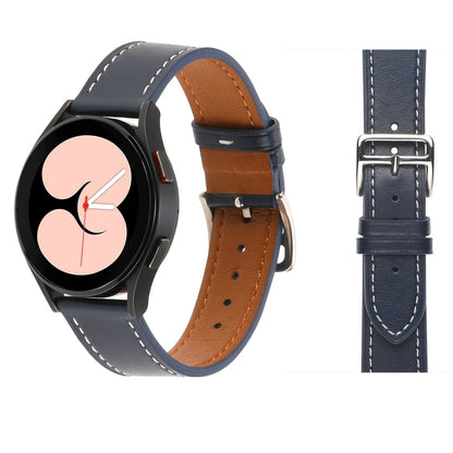 Plain Weave Leather Watch Band