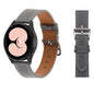 Plain Weave Leather Watch Band