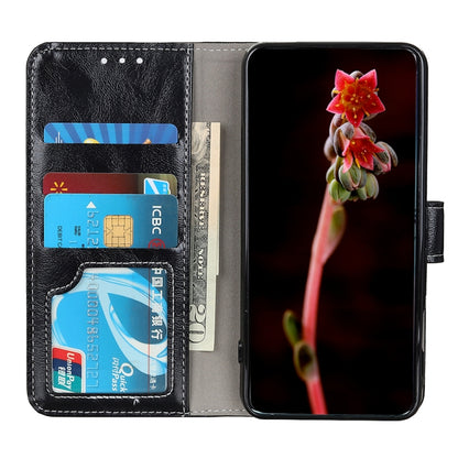 Vintage Crazy Horse PU + + Left and Right Leather Case with Photo Frame & Bracket & Front and Back Buckle, For iPhone SE 2022 / SE 2020