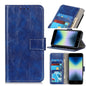 Vintage Crazy Horse PU + + Left and Right Leather Case with Photo Frame & Bracket & Front and Back Buckle, For iPhone SE 2022 / SE 2020
