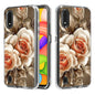2 In 1 PC + TPU Card Pattern Transparent Protective Case, For Galaxy A01, For Galaxy A21, For Galaxy S20, For Galaxy S20+