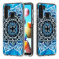 2 In 1 PC + TPU Card Pattern Transparent Protective Case, For Galaxy A01, For Galaxy A21, For Galaxy S20, For Galaxy S20+