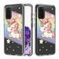 2 In 1 PC + TPU Card Pattern Transparent Protective Case, For Galaxy A01, For Galaxy A21, For Galaxy S20, For Galaxy S20+