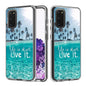 2 In 1 PC + TPU Card Pattern Transparent Protective Case, For Galaxy A01, For Galaxy A21, For Galaxy S20, For Galaxy S20+