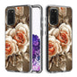 2 In 1 PC + TPU Card Pattern Transparent Protective Case, For Galaxy A01, For Galaxy A21, For Galaxy S20, For Galaxy S20+
