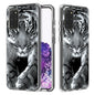 2 In 1 PC + TPU Card Pattern Transparent Protective Case, For Galaxy A01, For Galaxy A21, For Galaxy S20, For Galaxy S20+