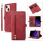 Zipper Card Slot Buckle Wallet Leather Phone Case, For iPhone 14 Pro Max, For iPhone 14 Pro, For iPhone 14 Plus, For iPhone 14